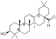 Oleanolaldehyde molecular structure (CAS 17020-22-3)