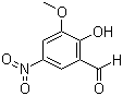 3-Methoxy-5-nitrosalicylaldehyde molecular structure (CAS 17028-61-4)