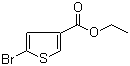 Ethyl 5-bromothiophene-3-carboxylate molecular structure (CAS 170355-38-1)