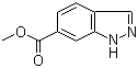 1H-吲唑-6-羧酸甲酯分子结构 (CAS 170487-40-8)