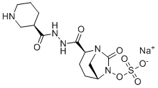 Zidebactam sodium molecular structure (CAS 1706777-46-9)