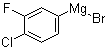 structure of CAS# 170793-00-7, 3-Fluoro-4-chlorophenylmagnesium bromide