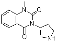 1-Methyl-3-(3-pyrrolidinyl)-2,4(1H,3H)-quinazolinedione molecular structure (CAS 1708288-38-3)