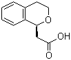 结构式 CAS# 170856-84-5, (1S)-3,4-二氢-1H-2-苯并吡喃-1-乙酸