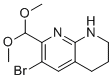 6-Bromo-7-(dimethoxymethyl)-1,2,3,4-tetrahydro-1,8-naphthyridine molecular structure (CAS 1708974-02-0)
