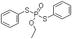 structure of CAS# 17109-49-8, Edifenphos;O-Ethyl S,S-diphenyl phosphorodithioate