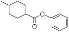 4-甲基环己烷甲酸苯酯分子结构 (CAS 1711-34-8)