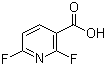2,6-Difluoropyridine-3-carboxylic acid molecular structure (CAS 171178-50-0)