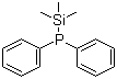Diphenyl(trimethylsilyl)phosphine molecular structure (CAS 17154-34-6)