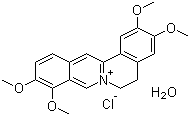 Palmatine chloride hydrate molecular structure (CAS 171869-95-7)