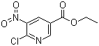 Ethyl 6-chloro-5-nitro-3-pyridinecarboxylate molecular structure (CAS 171876-22-5)