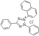 structure of CAS# 1719-71-7, Tetrazolium Violet;2,5-Diphenyl-3-(1-naphthyl)-2H-tetrazolium chloride