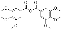 3,4,5-Trimethoxybenzoic anhydride molecular structure (CAS 1719-88-6)