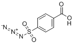 4-(Azidosulfonyl)-benzoic acid molecular structure (CAS 17202-49-2)