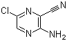 结构式 CAS# 17231-50-4, 3-氨基-6-氯-2-氰基吡嗪