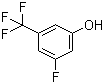 3-氟-5-(三氟甲基)苯酚分子结构 (CAS 172333-87-8)
