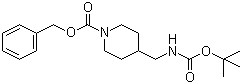 1-N-Cbz-4-N-(Boc-aminomethyl)piperidine molecular structure (CAS 172348-56-0)