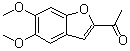 2-Acetyl-5,6-dimethoxybenzofuran molecular structure (CAS 17249-61-5)