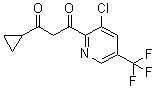1-[3-Chloro-5-(trifluoromethyl)-2-pyridinyl]-3-cyclopropyl-1,3-propanedione molecular structure (CAS 172527-65-0)