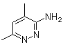 结构式 CAS# 17258-21-8, 4,6-二甲基-3-哒嗪胺