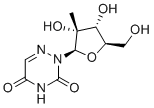 2-((2R,3R,4R,5R)-3,4-Dihydroxy-5-(hydroxymethyl)-3-methyltetrahydrofuran-2-yl)-1,2,4-triazine-3,5(2H,4H)-dione molecular structure (CAS 172605-95-7)