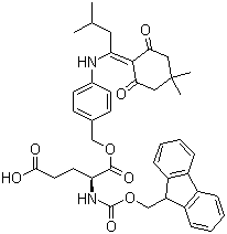 Fmoc-Glu(ODmab)-OH molecular structure (CAS 172611-75-5)