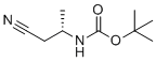 (S)-tert-Butyl (1-cyanopropan-2-yl)carbamate molecular structure (CAS 172695-22-6)
