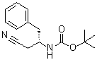 N-[(1S)-1-(Cyanomethyl)-2-phenylethyl]carbamic acid 1,1-dimethylethyl ester molecular structure (CAS 172695-25-9)