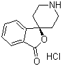 螺[异苯并呋喃-1(3H),4'-哌啶]-3-酮盐酸盐分子结构 (CAS 172733-79-8)
