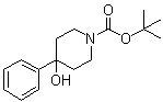 tert-Butyl 4-hydroxy-4-phenylpiperidine-1-carboxylate molecular structure (CAS 172734-33-7)