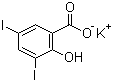 3,5-Diiodosalicylic acid potassium salt molecular structure (CAS 17274-17-8)