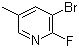 structure of CAS# 17282-01-8, 3-Bromo-2-fluoro-5-methylpyridine;3-Bromo-2-fluoro-5-picoline