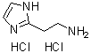 结构式 CAS# 17286-47-4, 2-(1H-咪唑-2-基)乙胺二盐酸盐