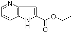 结构式 CAS# 17288-32-3, 4-氮杂吲哚-2-甲酸乙酯