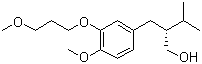 (R)-2-[3-(3-甲氧基丙氧基)-4-甲氧基苄基]-3-甲基丁-1-醇分子结构 (CAS 172900-70-8)