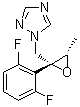 cis-1-[[2-(2,6-Difluorophenyl)-3-methyloxiranyl]methyl]-1H-1,2,4-triazole molecular structure (CAS 173087-10-0)