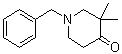 N-Benzyl-3,3-dimethyl-4-piperidone molecular structure (CAS 173186-91-9)