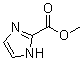 structure of CAS# 17334-09-7, 1H-Imidazole-2-carboxylic acid methyl ester;2-Methoxycarbonylimidazole