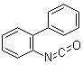 structure of CAS# 17337-13-2, 2-Biphenylyl isocyanate;2-Isocyanato-1,1'-biphenyl; 2-Isocyanatobiphenyl; 2-Phenylphenyl isocyanate; NSC 8076; o-Biphenylyl isocyanate