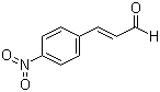 结构式 CAS# 1734-79-8, 4-硝基肉桂醛