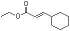Ethyl (E)-3-cyclohexyl-2-propenoate molecular structure (CAS 17343-88-3)