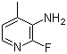 3-Amino-2-fluoro-4-methylpyridine molecular structure (CAS 173435-32-0)