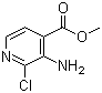 Methyl 3-amino-2-chloroisonicotinate molecular structure (CAS 173435-41-1)