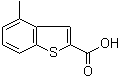 4-甲基苯并[b]噻吩-2-羧酸分子结构 (CAS 1735-13-3)