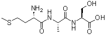 L-Methionyl-L-alanyl-L-serine molecular structure (CAS 17351-33-6)