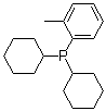 Dicyclohexyl(2-methylphenyl)phosphine molecular structure (CAS 173593-25-4)