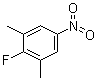 3,5-二甲基-4-氟硝基苯分子结构 (CAS 1736-85-2)