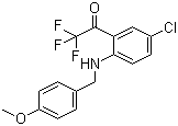 结构式 CAS# 173676-54-5, N-(4-甲氧基苄基)-4-氯-2-三氟乙酰苯胺
