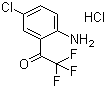 结构式 CAS# 173676-59-0, 4-氯-2-(三氟乙酰基)苯胺盐酸盐