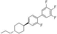 structure of CAS# 173837-35-9, 2,3',4',5'-Tetrafluoro-4-(trans-4-propylcyclohexyl)-1,1'-biphenyl;3-HB(F)B(F,F)-F; CGU 3F